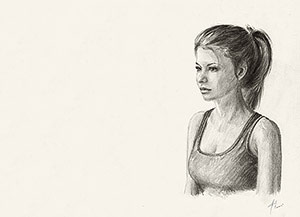 Dessin au Crayon portrait