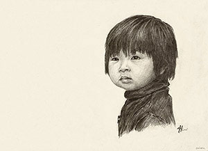 Dessin à partir d'une photo de Colin Jones