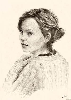 Dessin au Crayon portrait