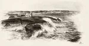 Dessin au Crayon paysage