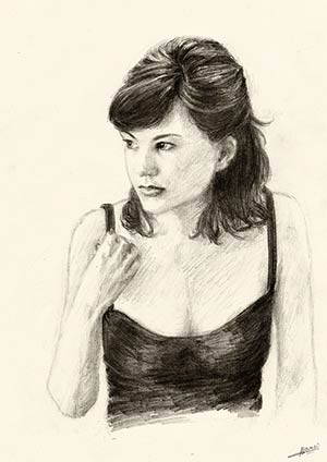 Dessin au Crayon portrait
