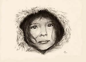 Dessin au Crayon à partir d'une photographie d'Andrzej Laskowski