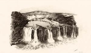 Dessin au Crayon paysage