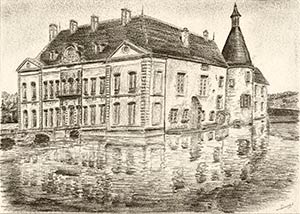 Dessin au Crayon chateau