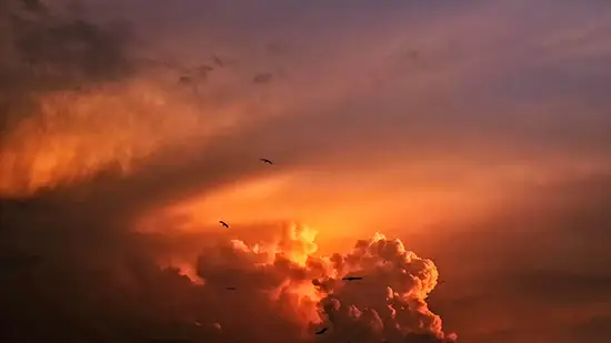 Coucher de soleil en Ardèche | artHansi