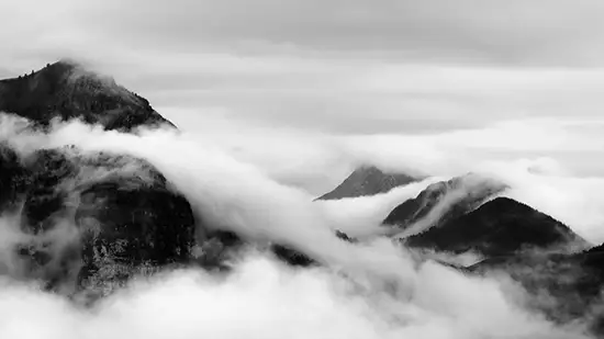 Nuages sur le charbon (Massif des Bauges) | artHansi